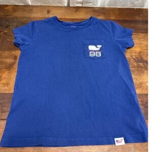 Vineyard Vines Soccer World Cup '98 Blue Short Sleeve T-Shirt Youth Small (7-8)